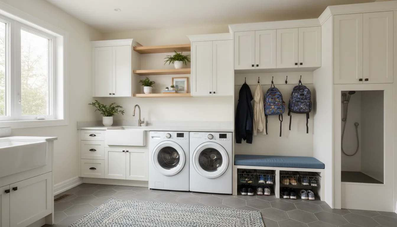 Laundry and Mudroom Rebuild — Oshawa Family Home