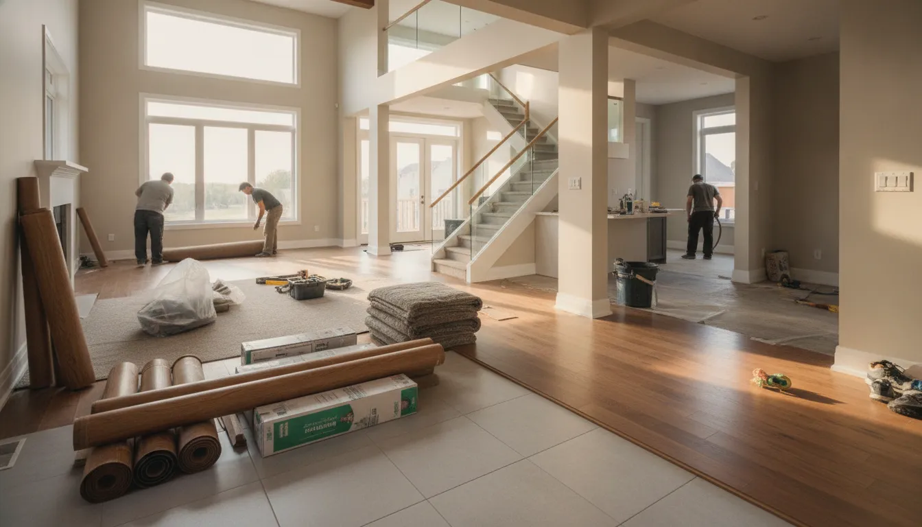 Whole-Home Flooring Replacement in Vaughan